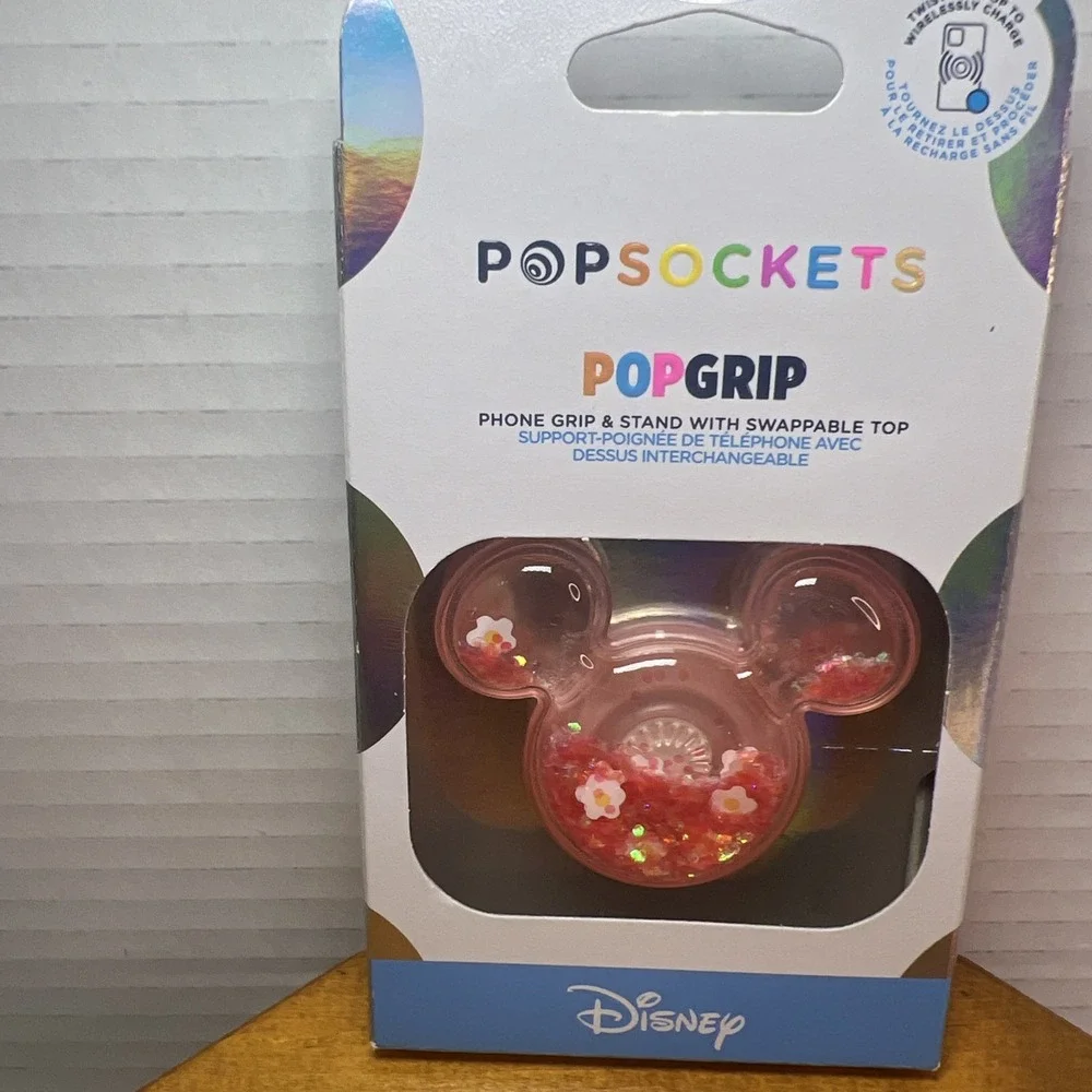 PopSockets PopGrip‎ Cell Phone Grip & Stand - Earidescent Daisy Charm Mickey